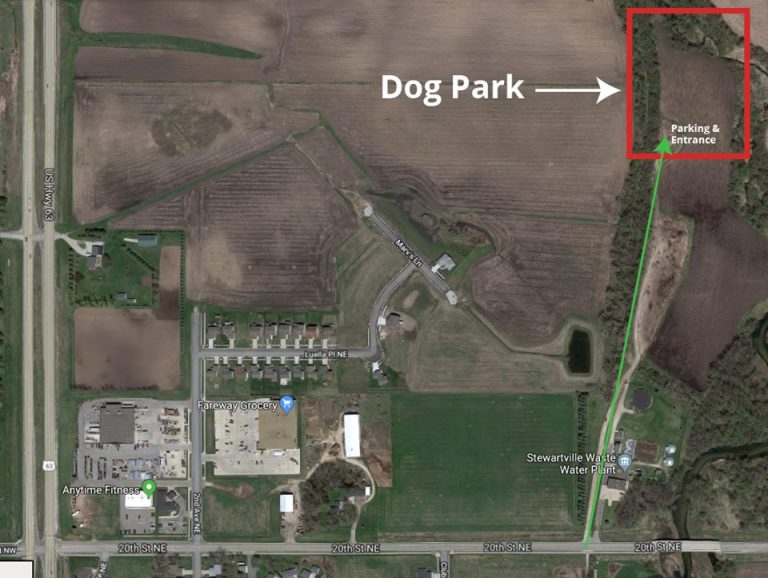 Dog Park is Now Opened See Map City of Stewartville, Minnesota